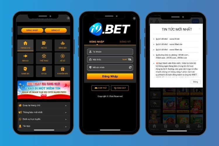 Cách đăng nhập i9Bet trên điện thoại chi tiết