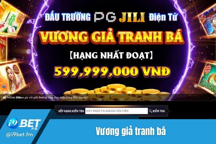 Vương giả tranh bá tại đấu trường PG JILI đổi thưởng nổ hũ