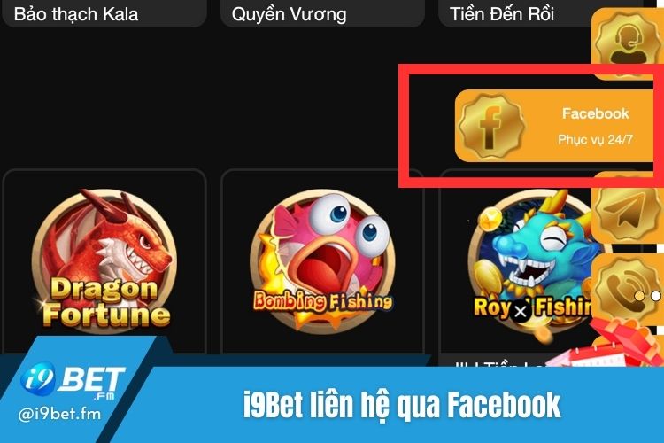 Thực hiện i9Bet liên hệ qua Facebook nhà cái