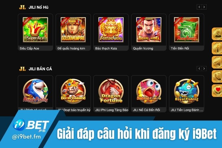 Giải đáp một số câu hỏi khi thực hiện quy trình i9Bet đăng ký