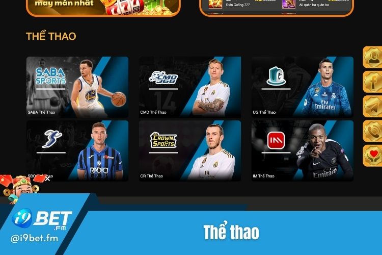 Trải nghiệm tựa game cá cược thể thao đẳng cấp tại i9Bet